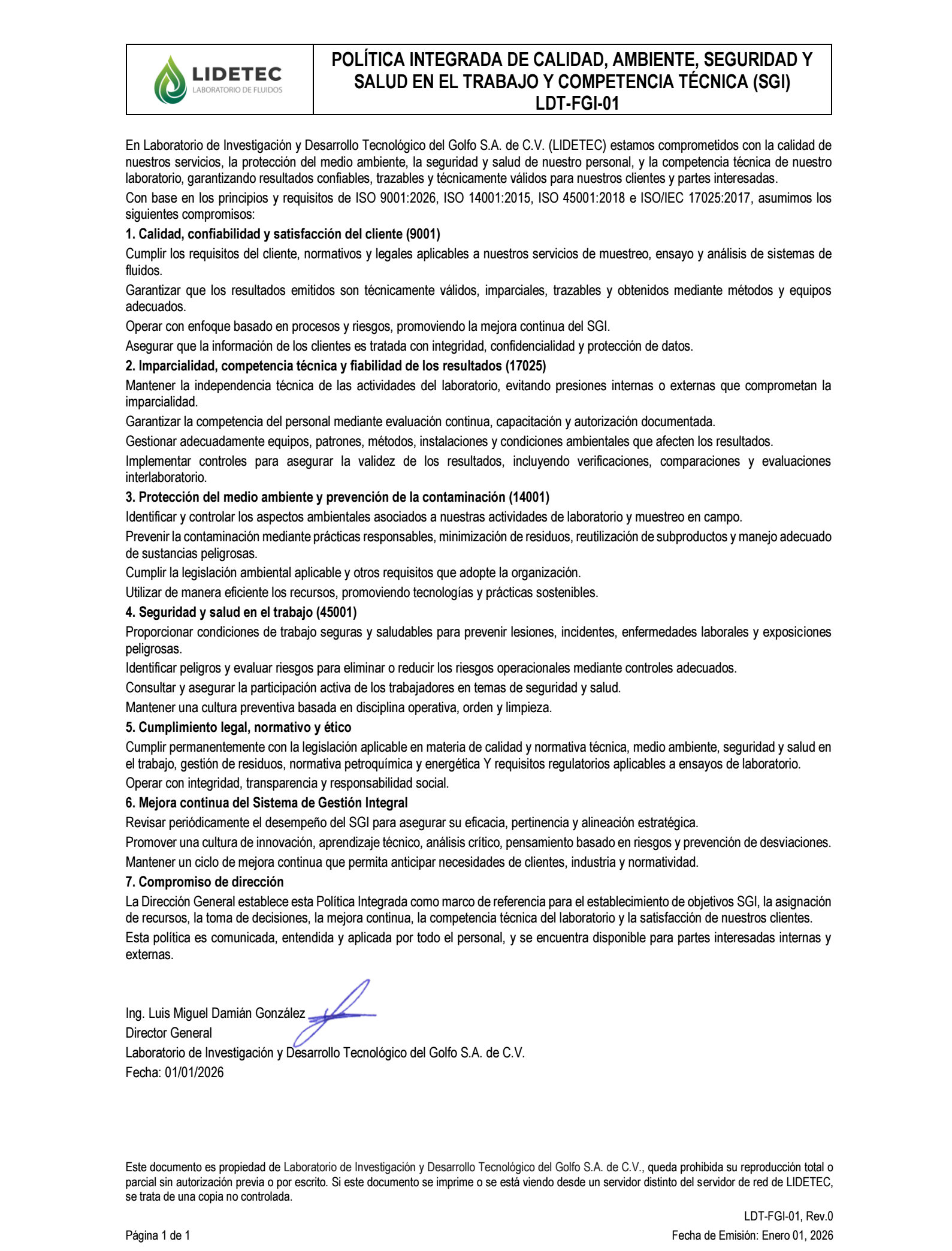 Política Integrada